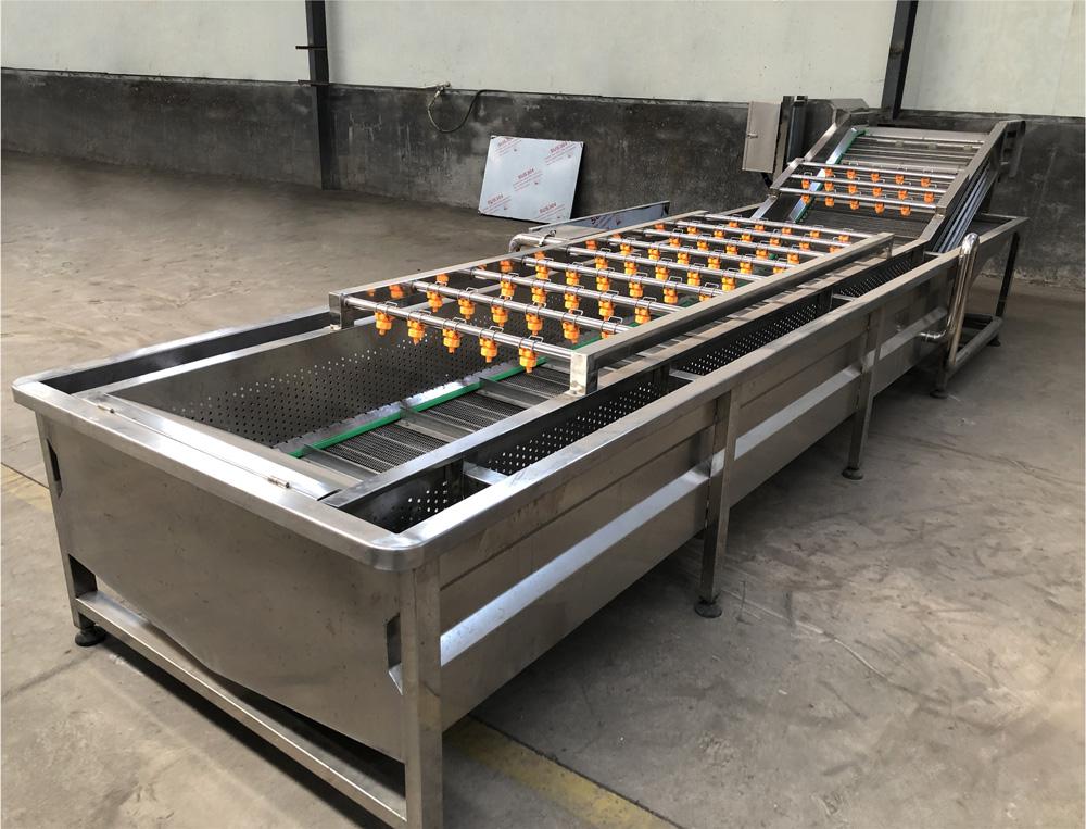 果蔬高壓噴淋氣泡清洗機