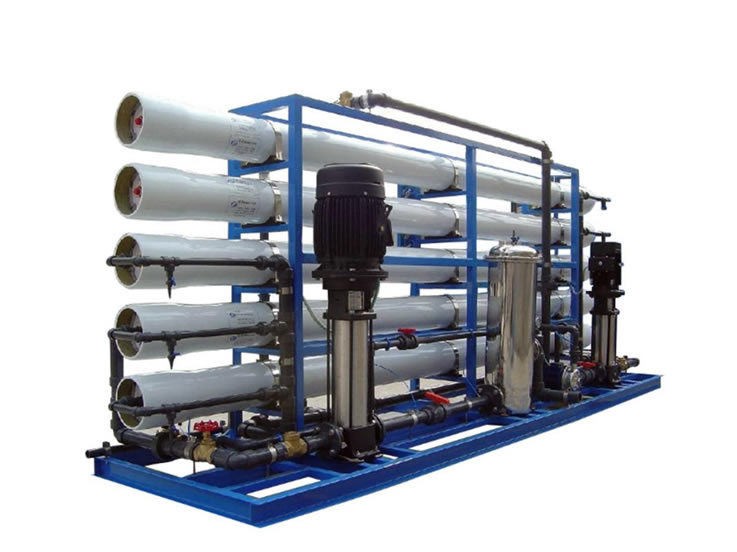 6T/小時(shí) 雙級(jí)反滲透水處理設(shè)備